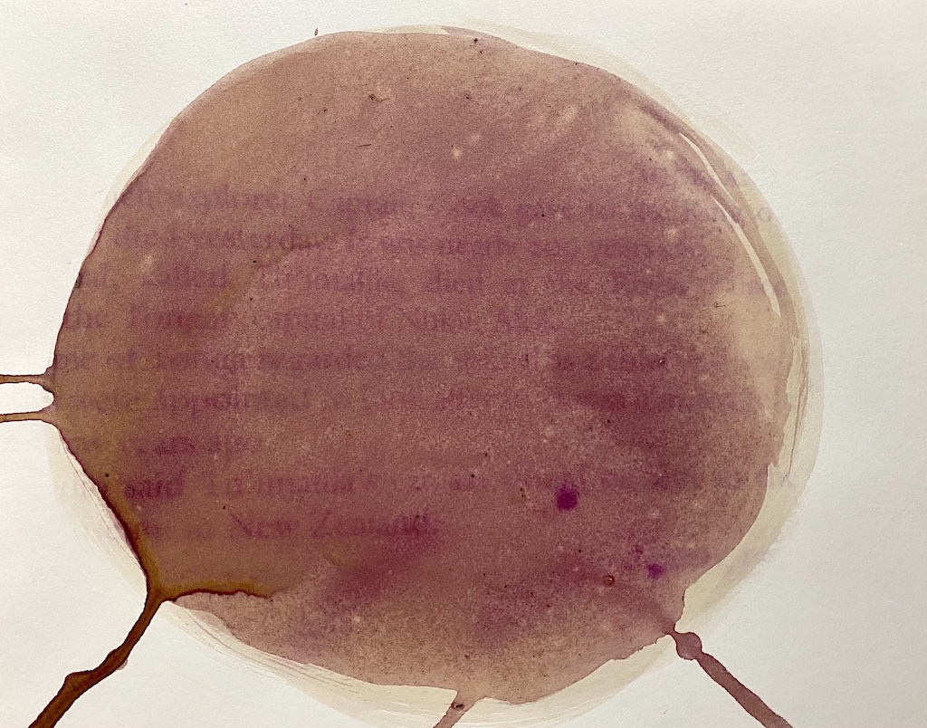Figure 2 from a series of anthotype prints as homage to Tu’i Malila