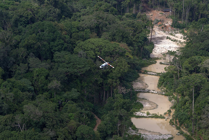 Stopping illegal mining in the Jamanxim and Rio Novo national parks